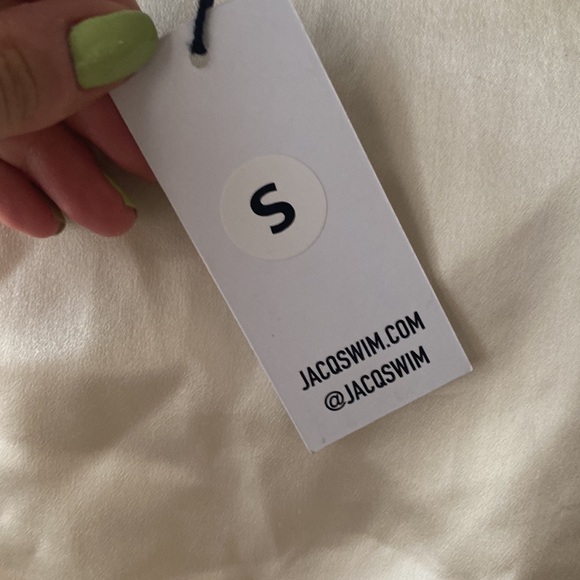 NWT Silk Jacq Swim Collar Long Sleeve - Picture 5 of 9